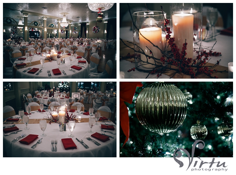 The Austin Club holiday wedding decor