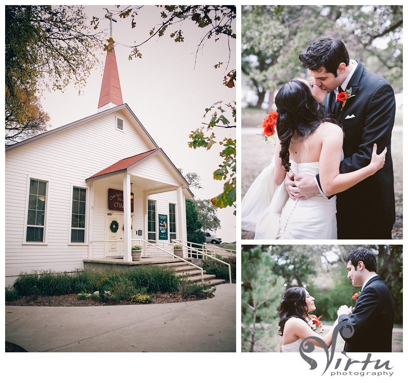 Our Lady Queen of Peace Chapel Austin Texas bridal first look
