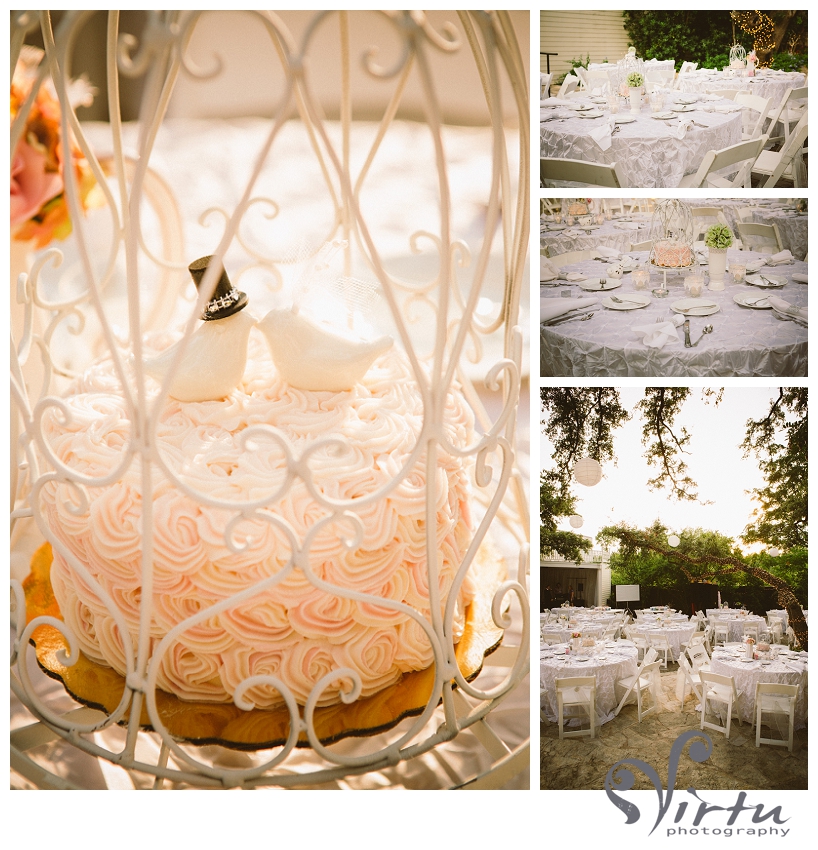white on white wedding decor