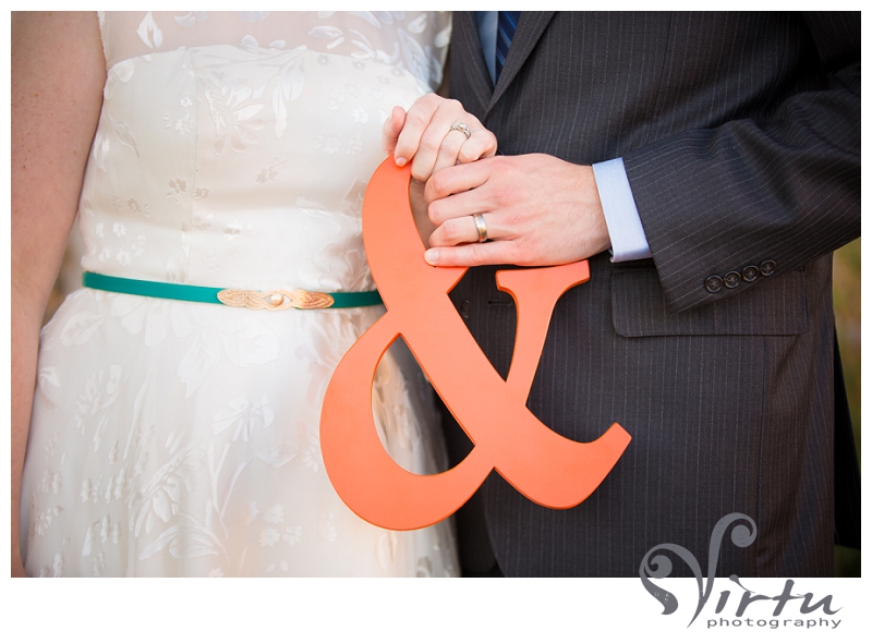 ampersand wedding prop
